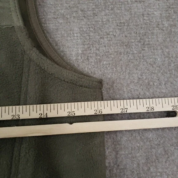 Boyt Harness Company Vest Men 2XL Green Fleece Full Zip Shoulder Patch‎ Shooting